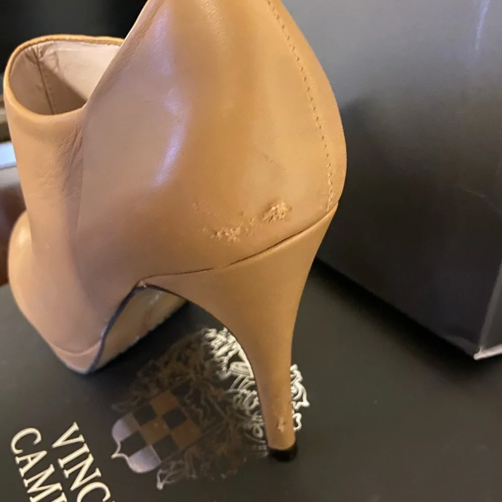 Vince Camuto Tan Women's Heeled Booties - Picture 5 of 10